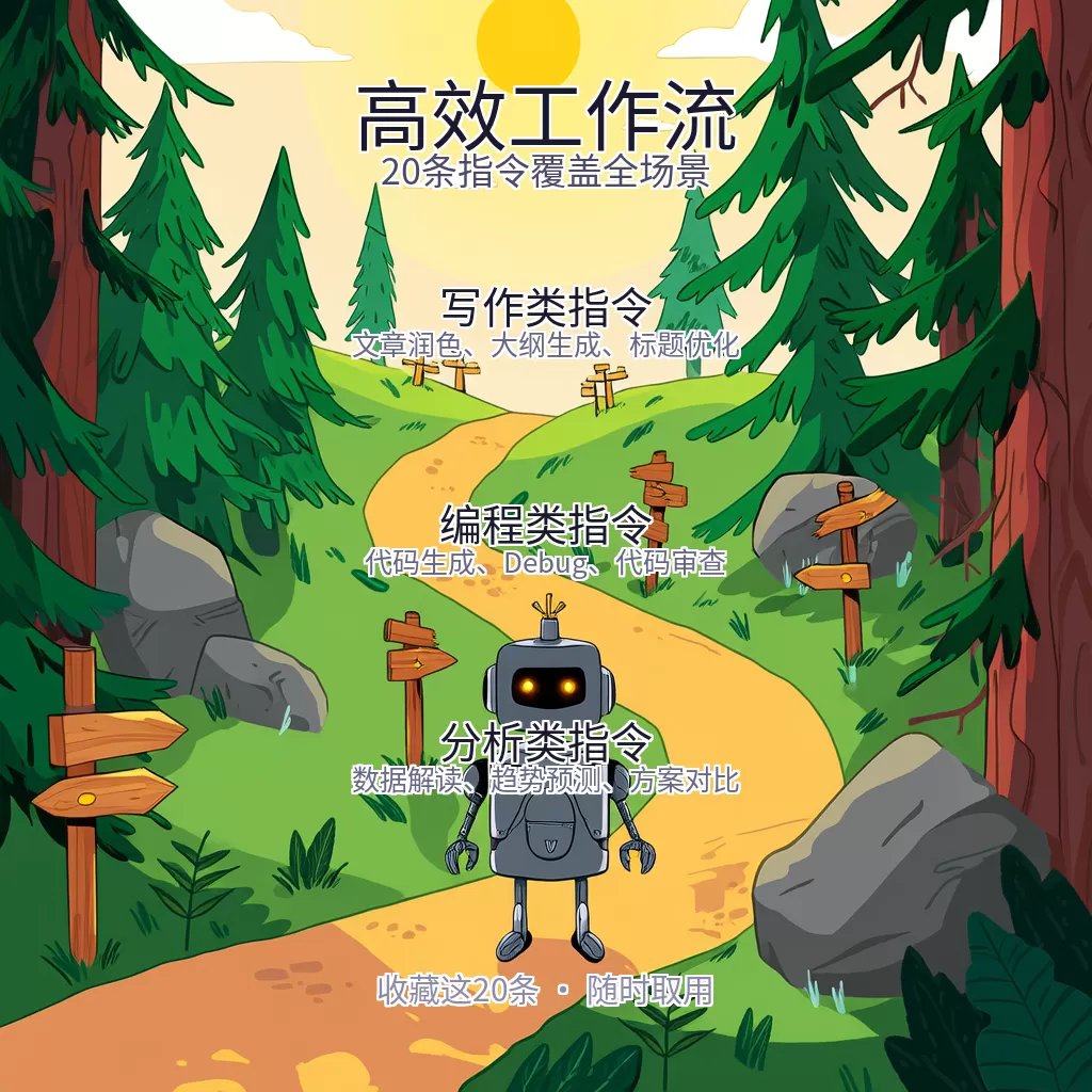 DeepSeek高效工作流20条指令