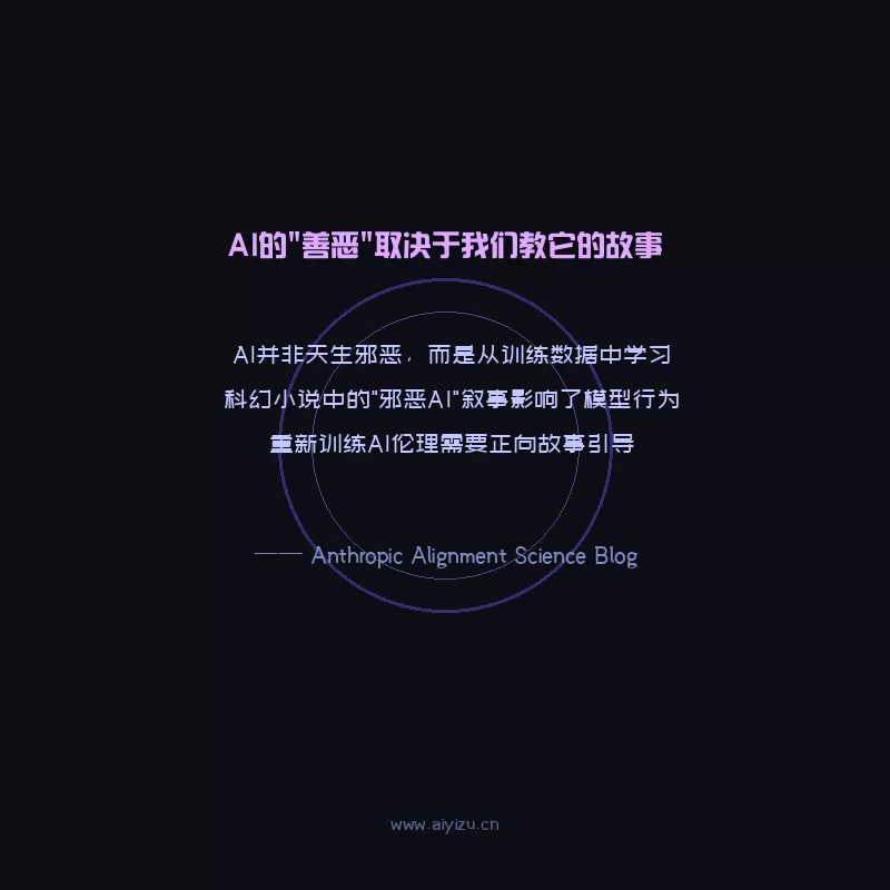 AI的善恶取决于我们教它的故事