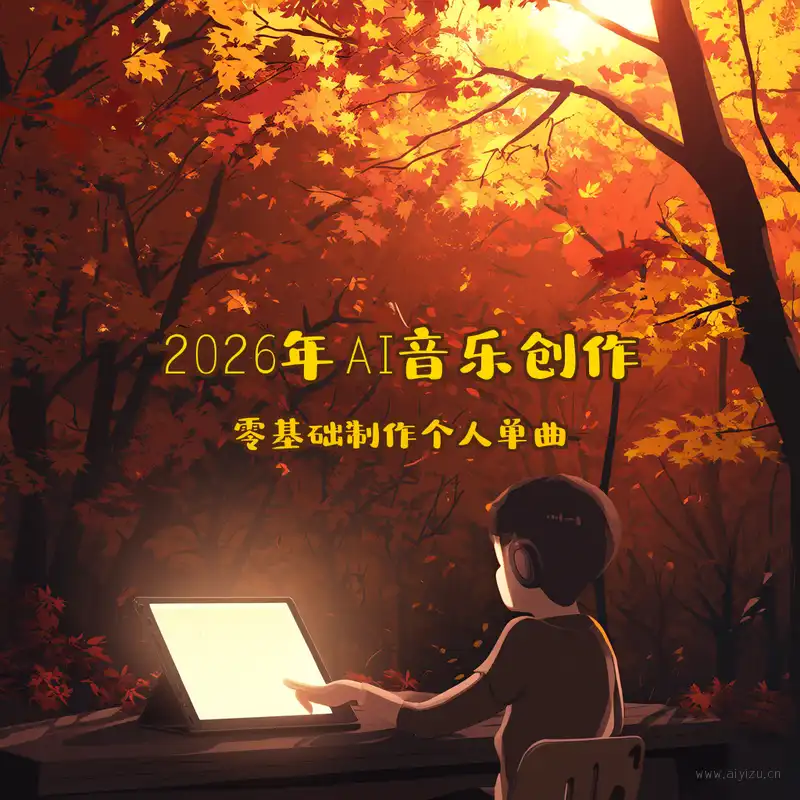 2026年AI音乐创作封面图：零基础制作个人单曲