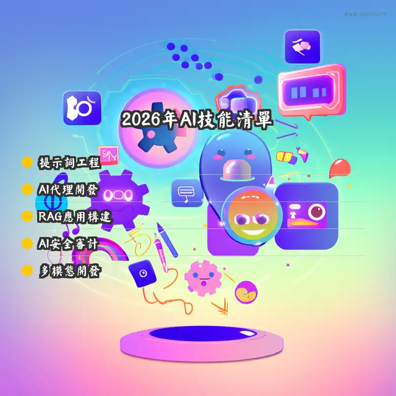 2026年AI技能清单示意图