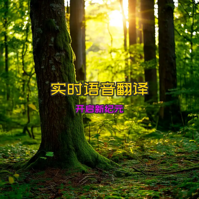 智能语音翻译概念图