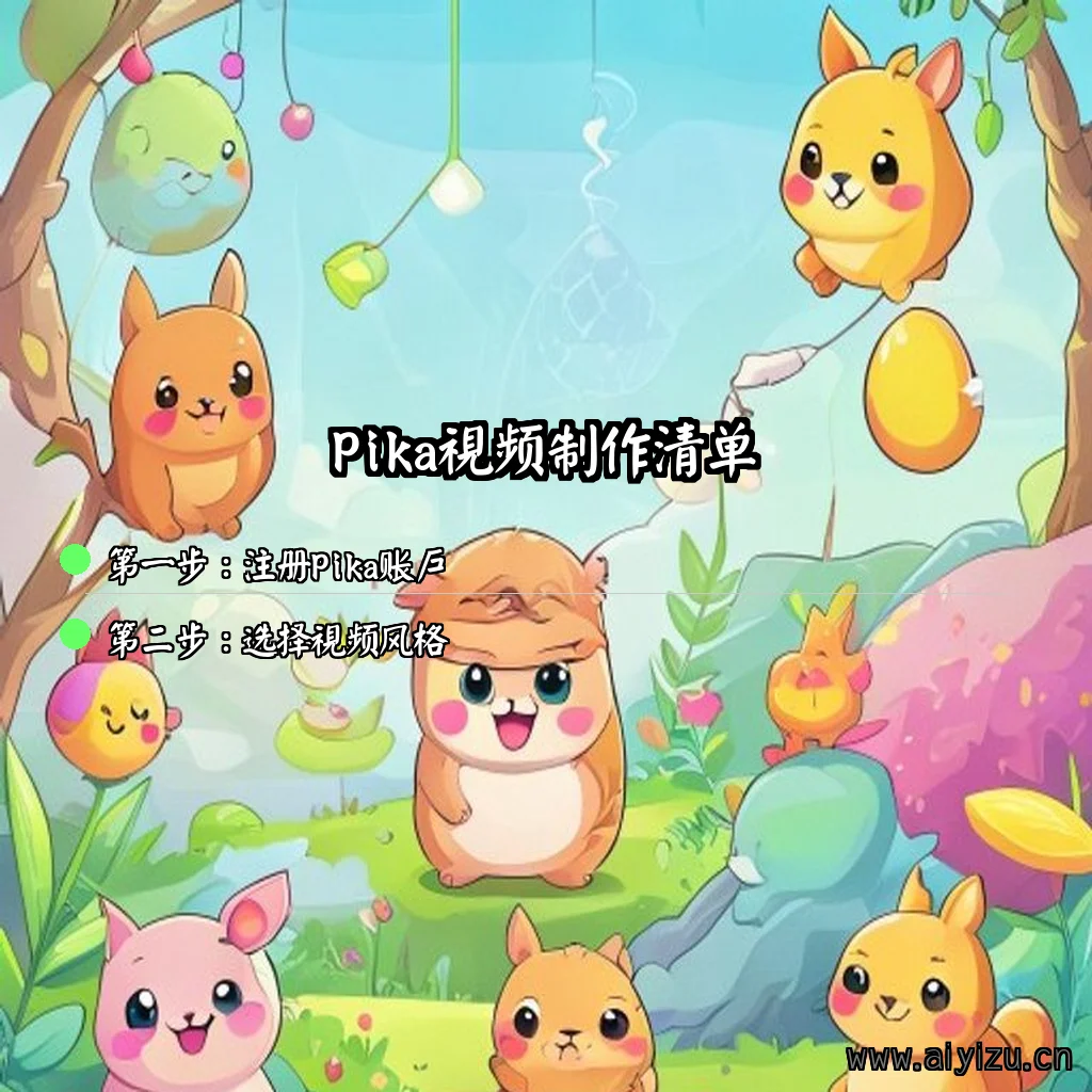 Pika视频制作五步清单