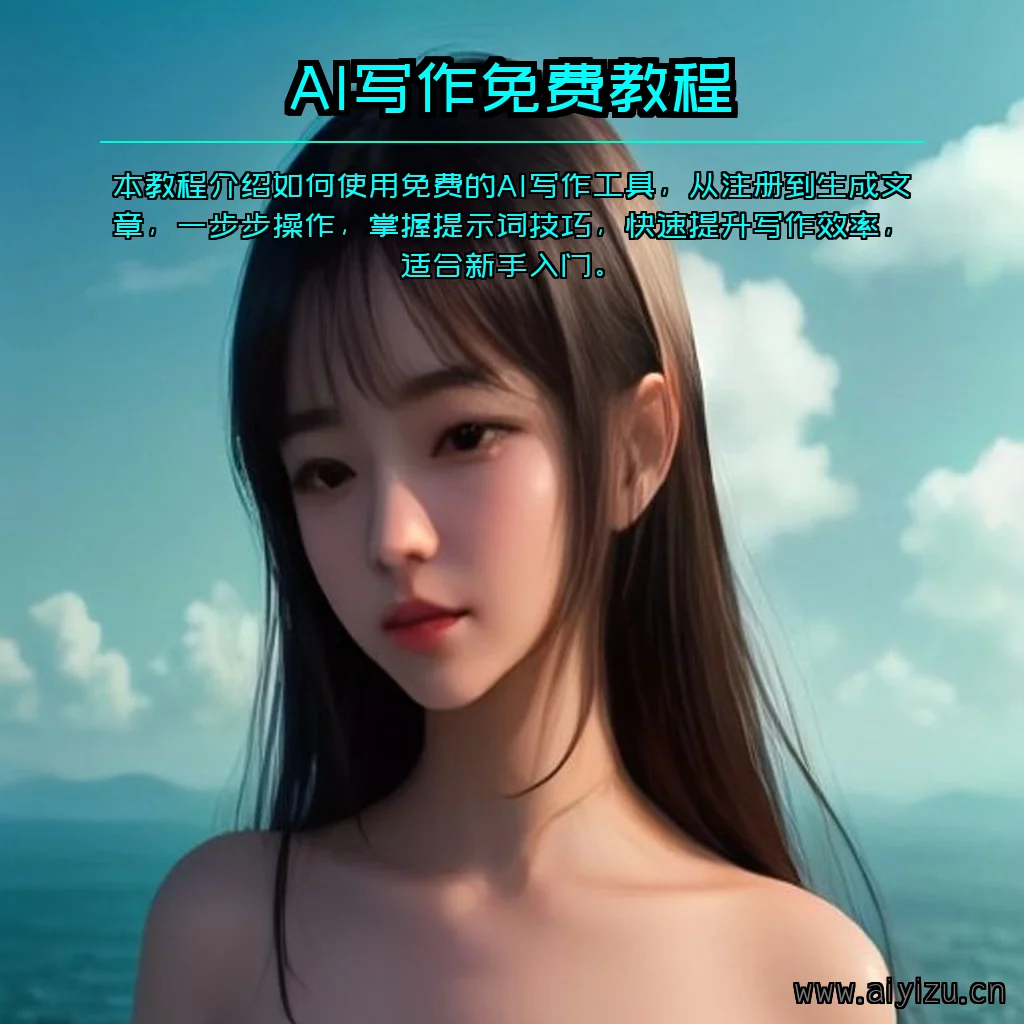 AI写作教程免费配图