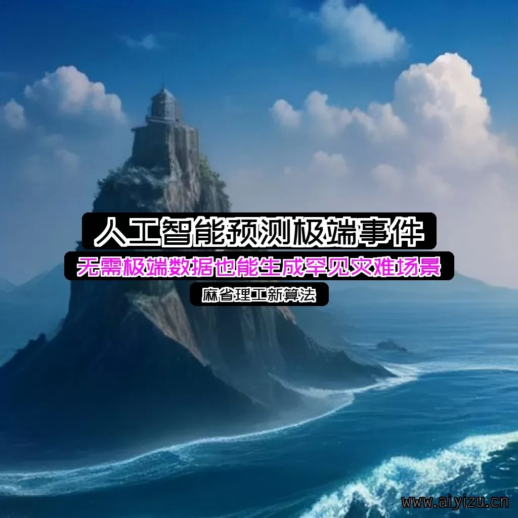 MIT新算法预测极端事件AI新闻配图