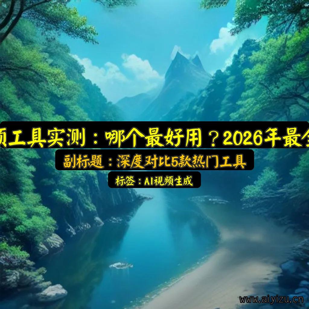 AI视频工具对比评测封面