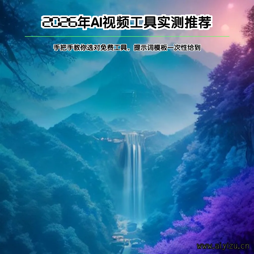 AI视频工具推荐实测2026封面图
