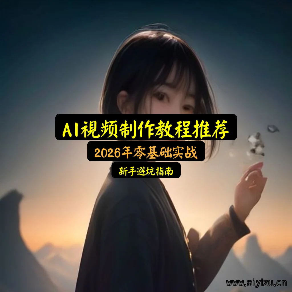 AI视频制作教程推荐实战封面图: