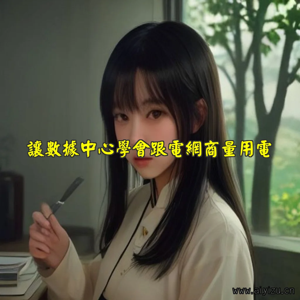 让数据中心学会跟电网商量用电的配图